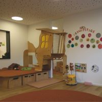 Gruppenraum Igel Große Altersmischung, (d.h. diese Gruppe besuc)hen Krippen-und Kindergartenkinder gemeinsam